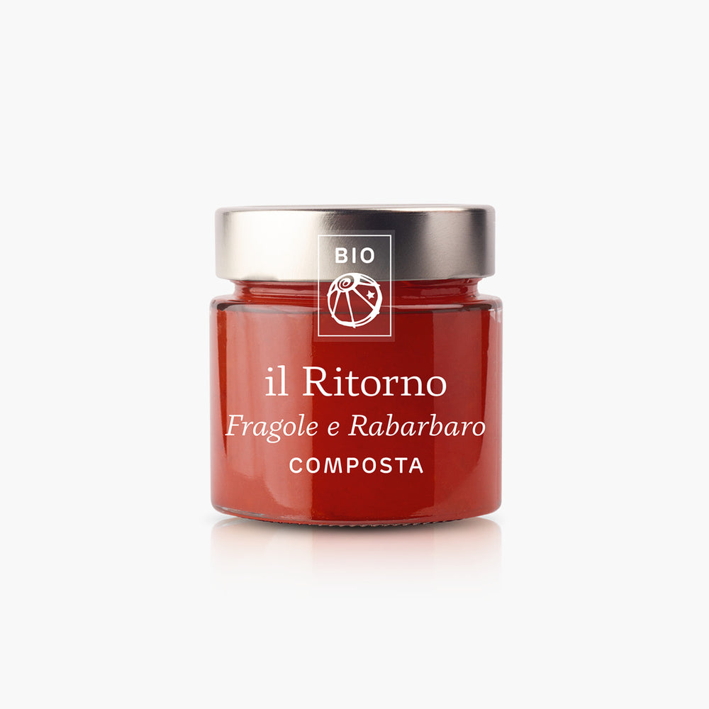 Composta BIO Fragole e Rabarbaro 100g