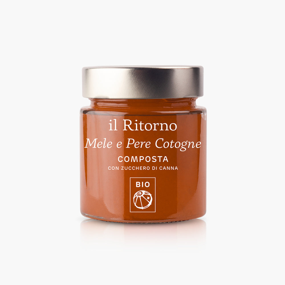 Composta BIO Mele e Pere Cotogne 220g